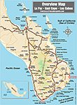 Map of the Eastcape and Los Cabos